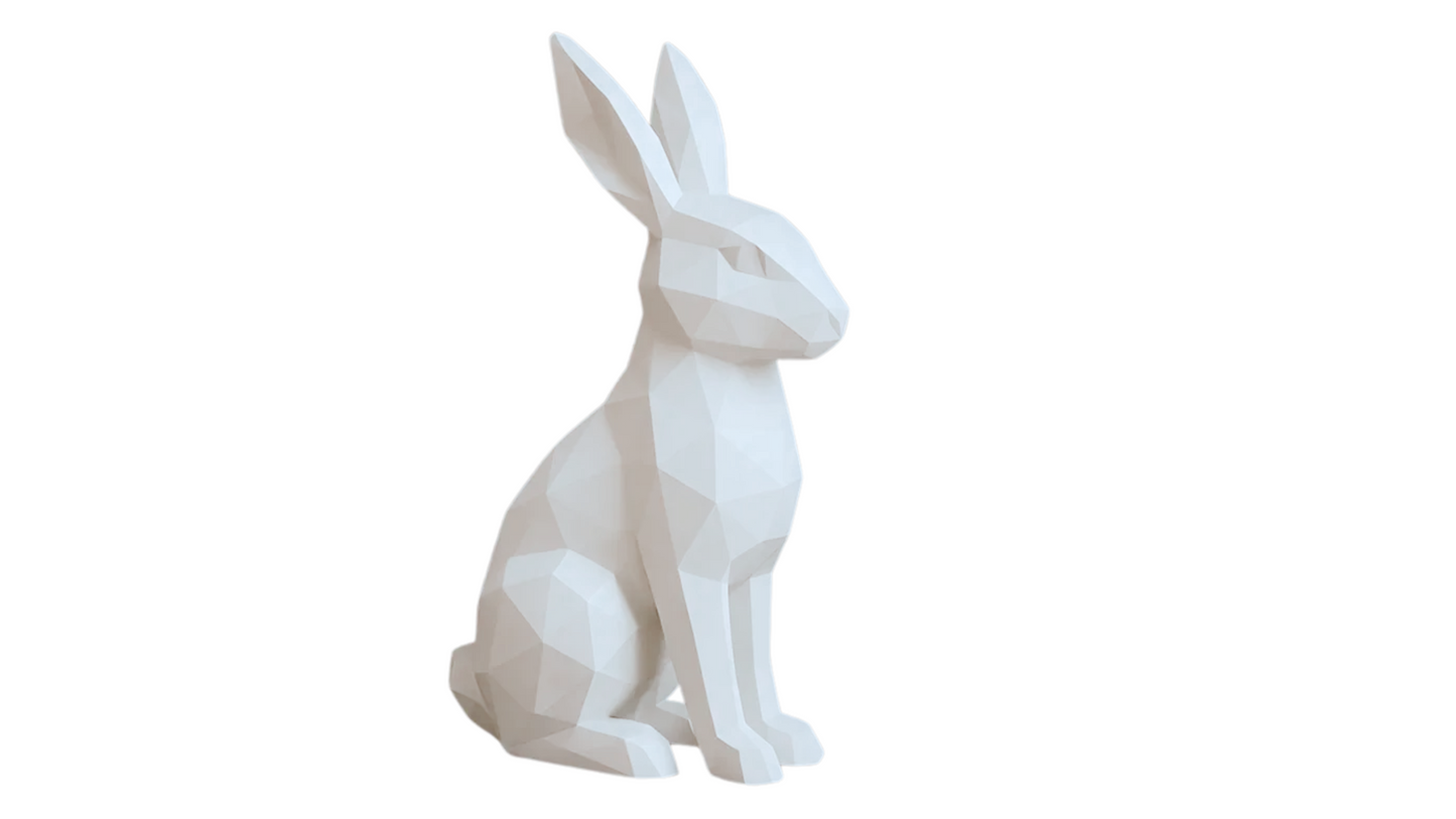 Low-Poly Modern Bunny