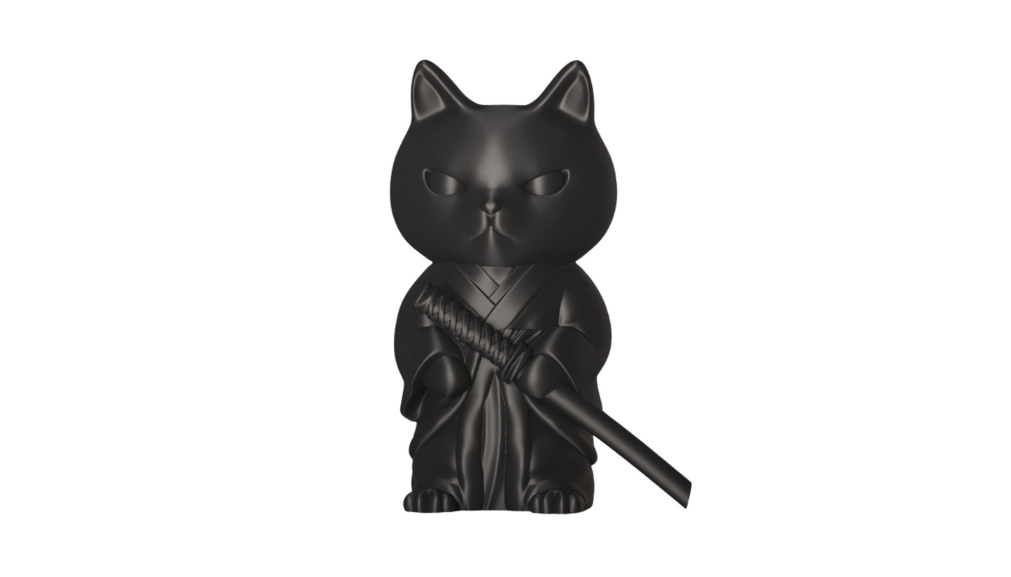 Shadow Samurai Cat