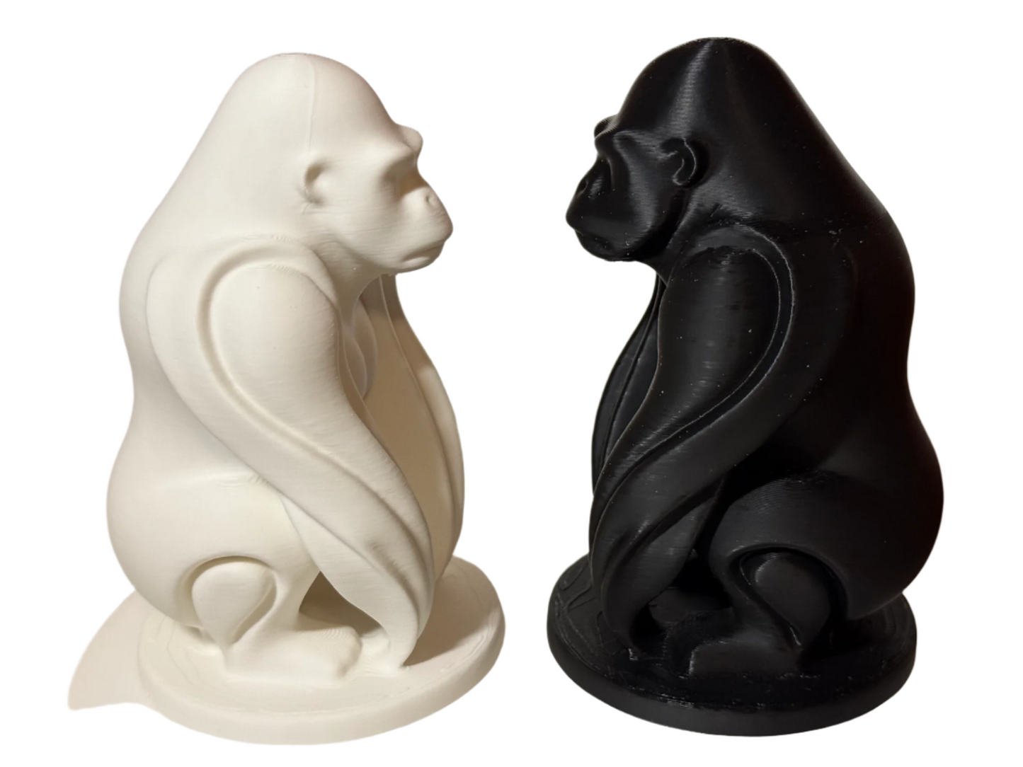 Minimal Gorilla Sculpture