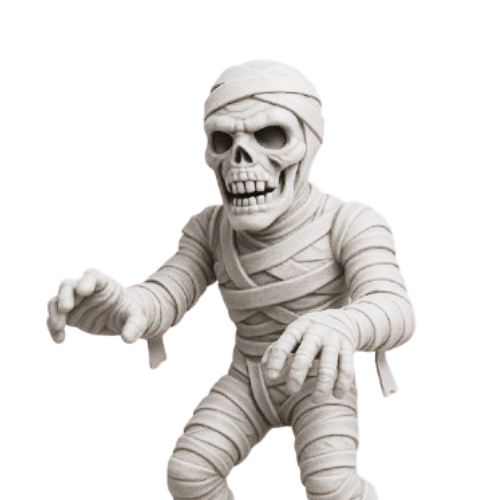 Egyptian Skull Figurine