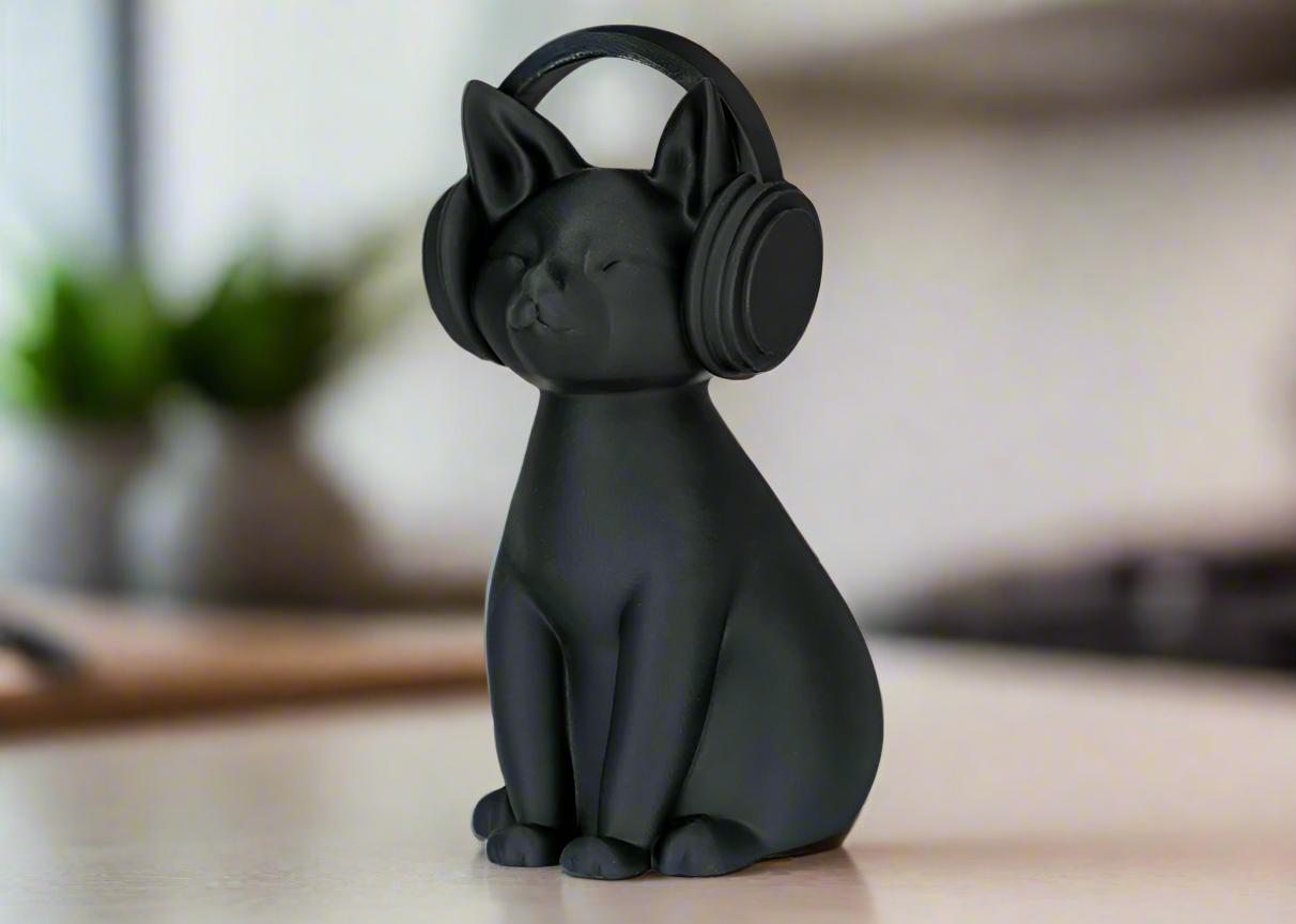 Groove Cat Sculpture