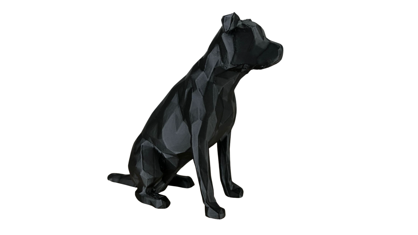 Low-Poly American Pitbull