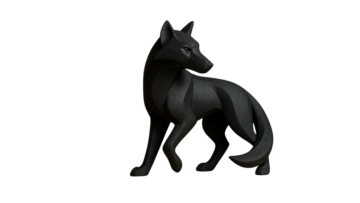 Howling Wolf Sculpture
