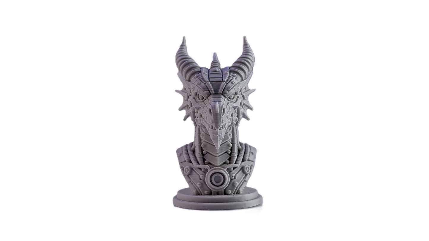 Ferroscale Mecha Dragon Bust