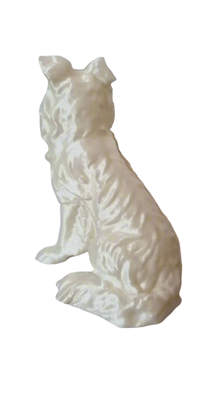 "Collie Dog Figurine – Realistic Home Decor"