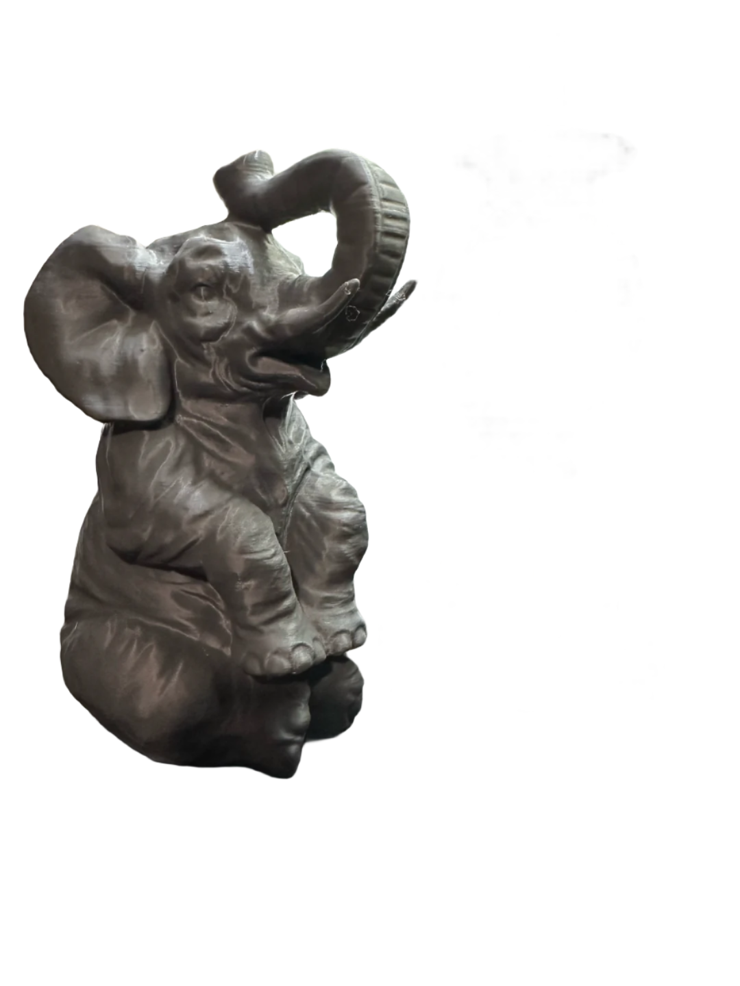 Serene Sitting Elephant