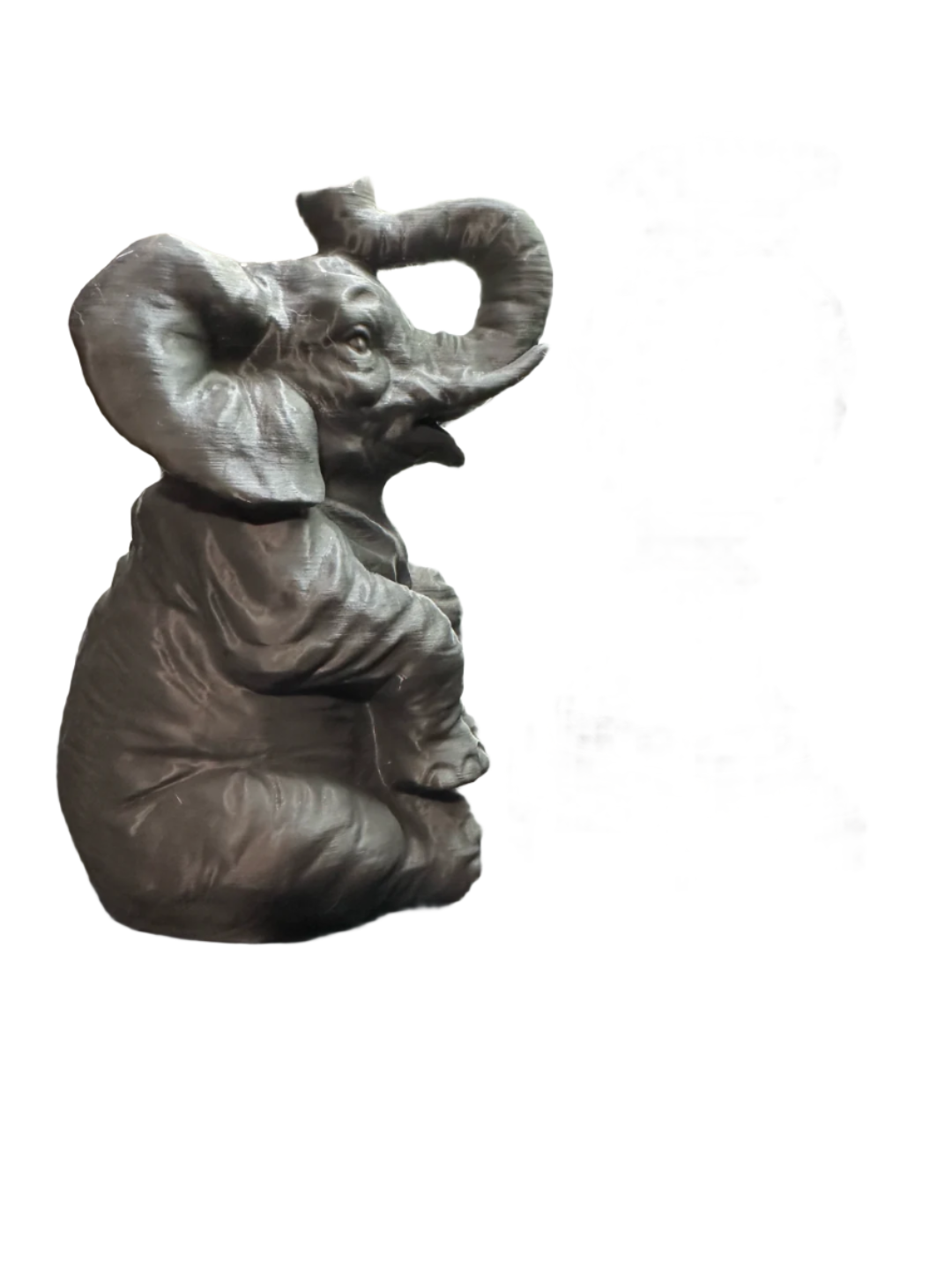 Serene Sitting Elephant