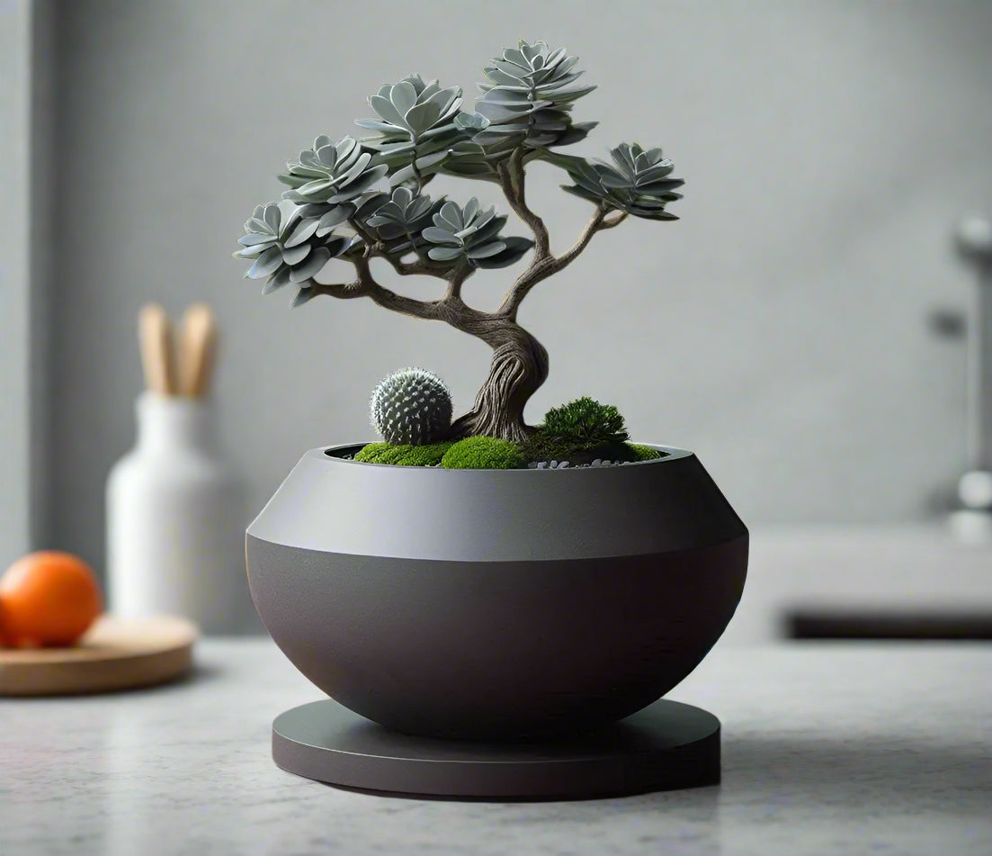 Minimalist Bonsai Planter Bowl