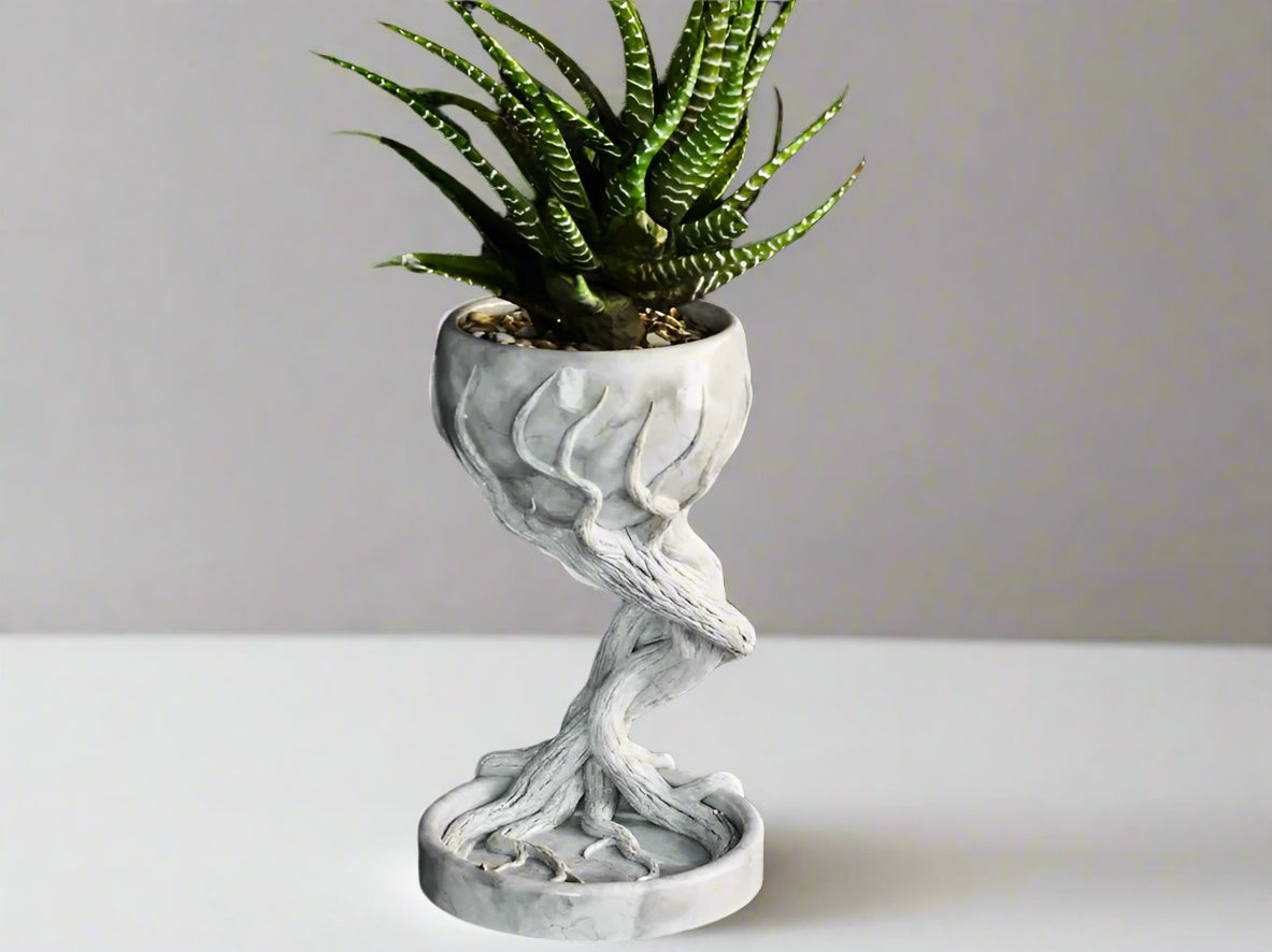 Nature-Inspired Roots Planter – Unique Tree Design