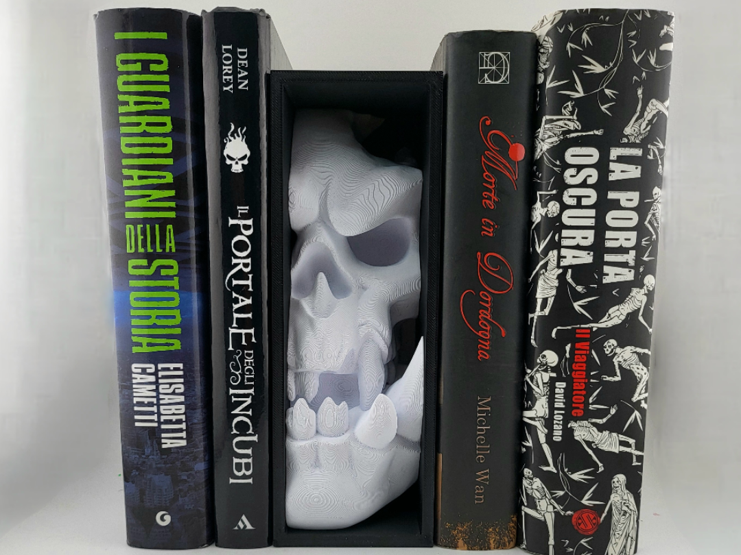 Orc Skull Book Nook