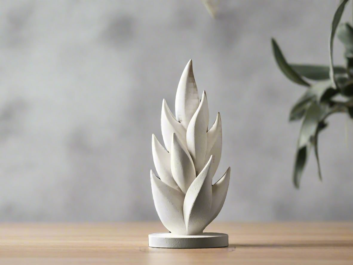 Stone Flame Figurine