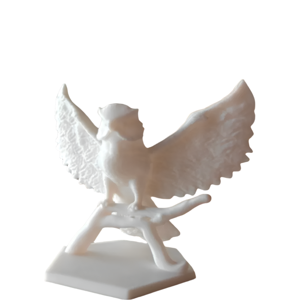 Angel of Silence Owl Figurine – Mystical Animal Decor