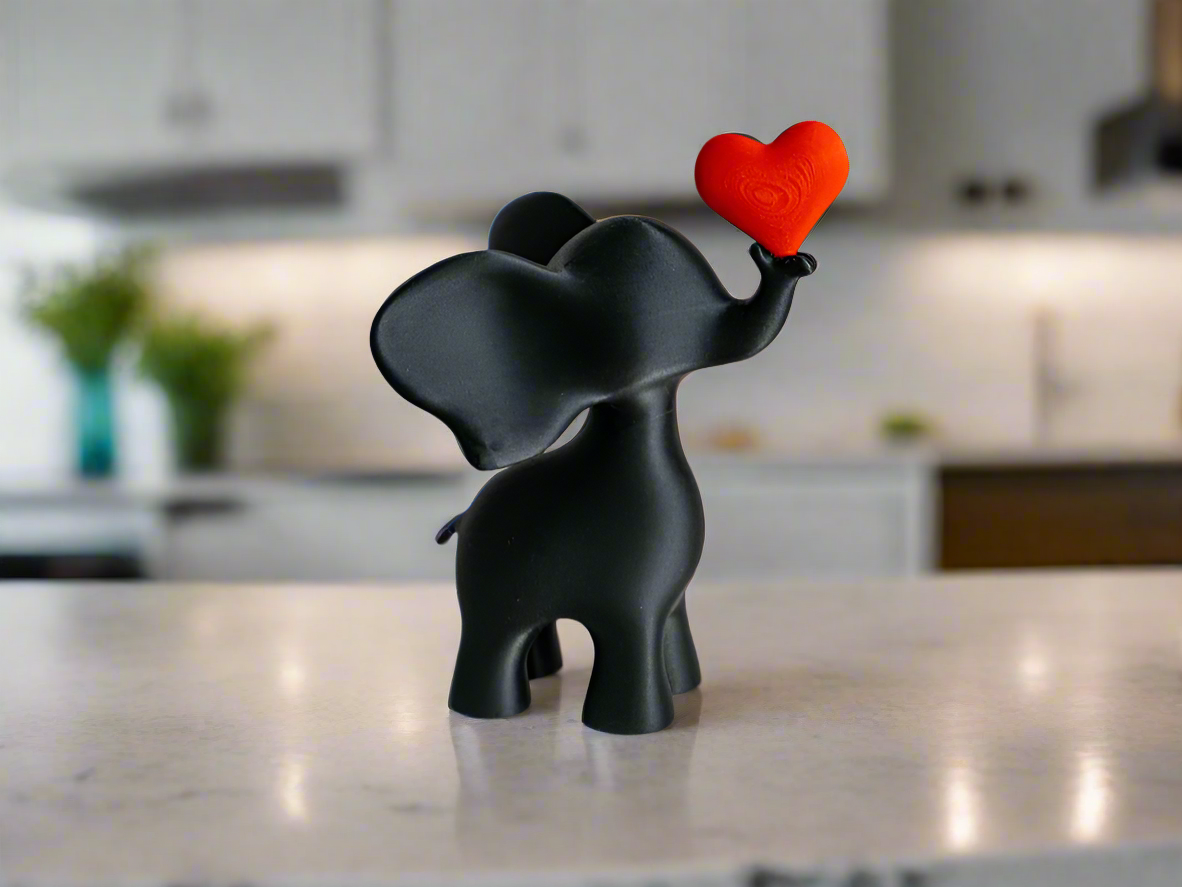 Playful Elephant Heart
