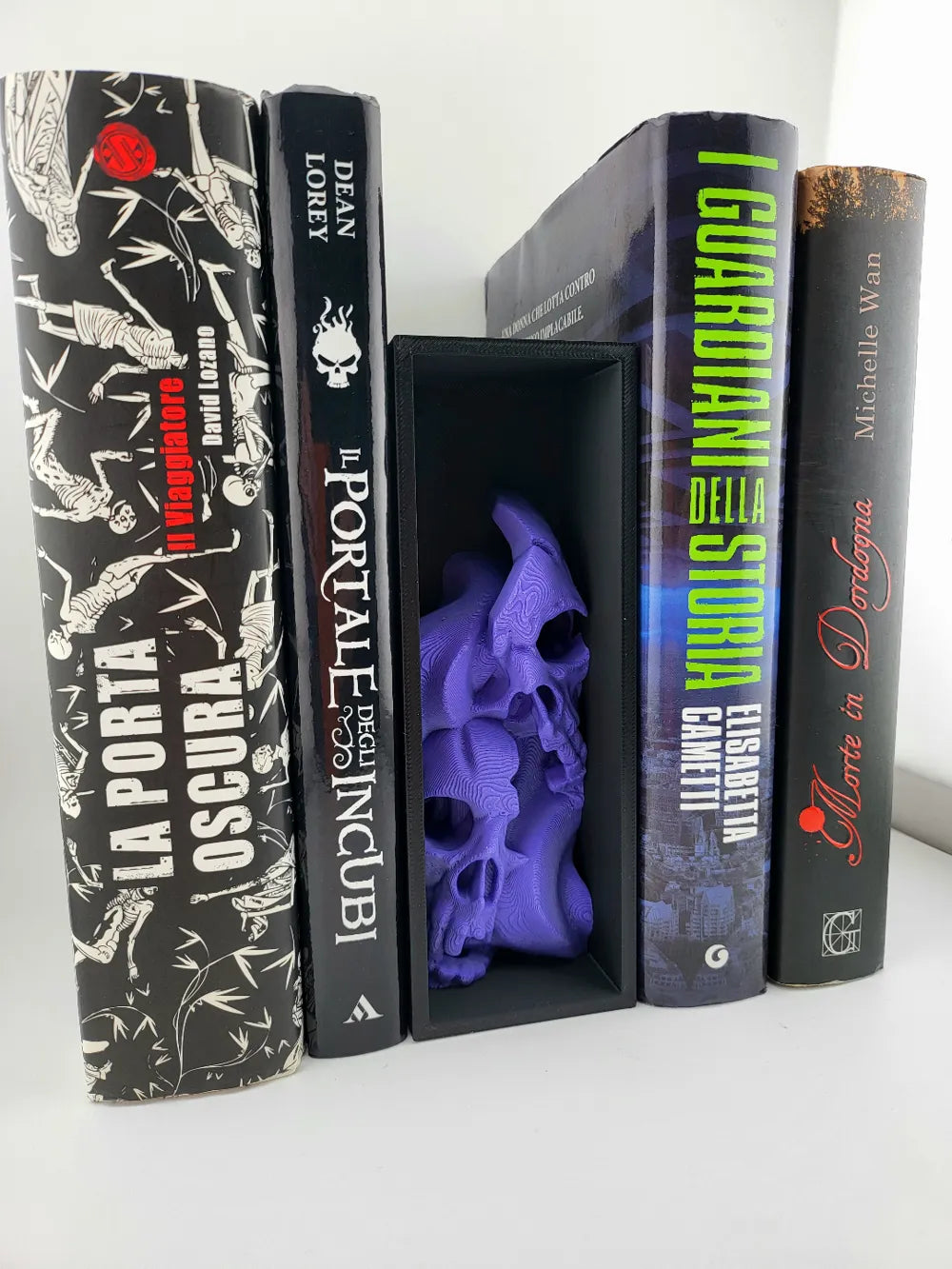 Fire Skull Book Nook