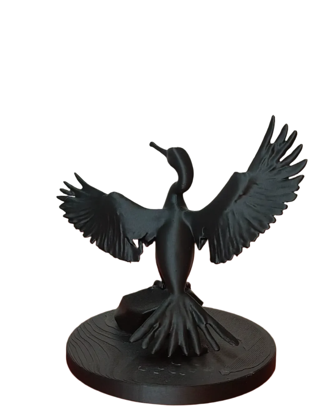 Kormoran Bird Sculpture – Elegant Waterfowl 3D Printed Decor