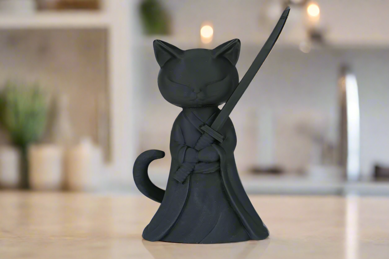 Samurai Cat Warrior