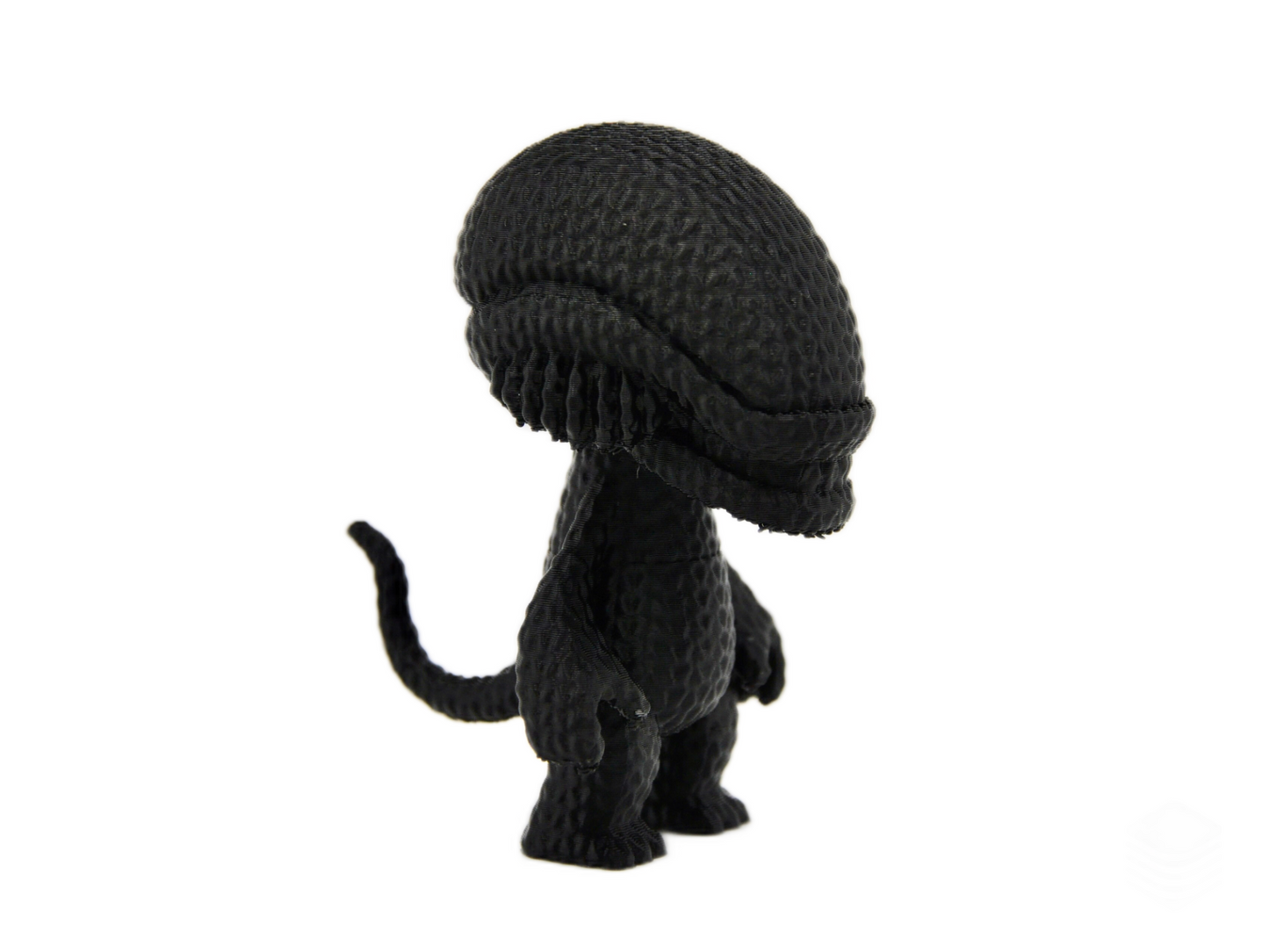 Black Alien Creature Figurine: Sci-Fi Inspired Decor