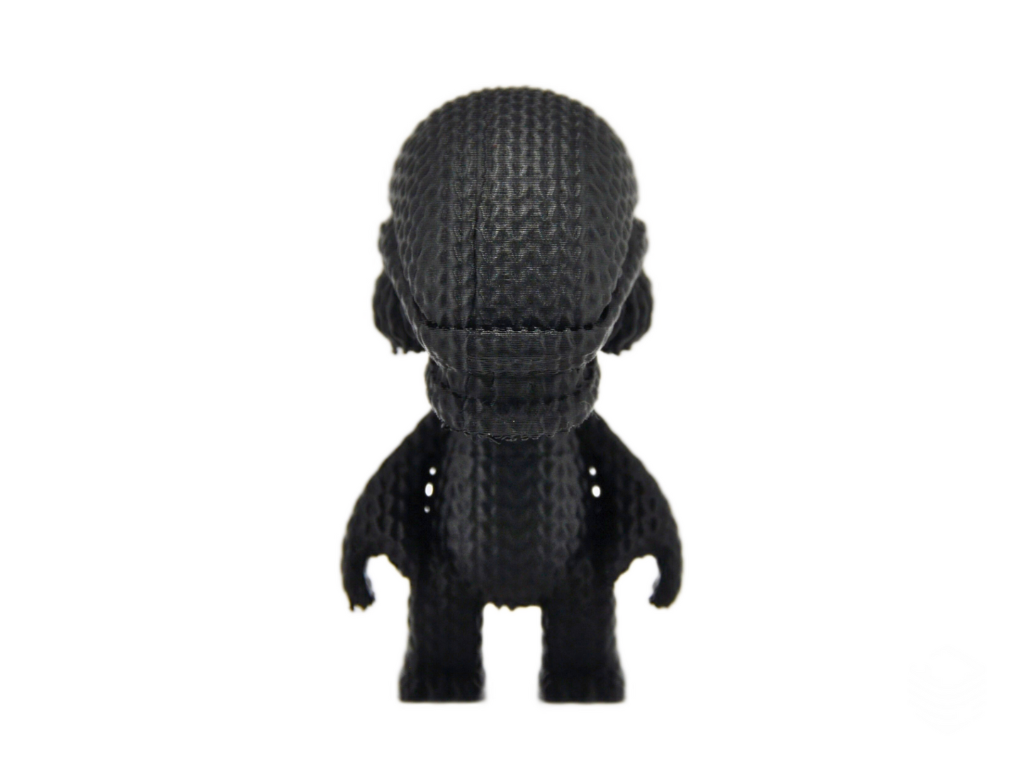 Black Alien Creature Figurine: Sci-Fi Inspired Decor