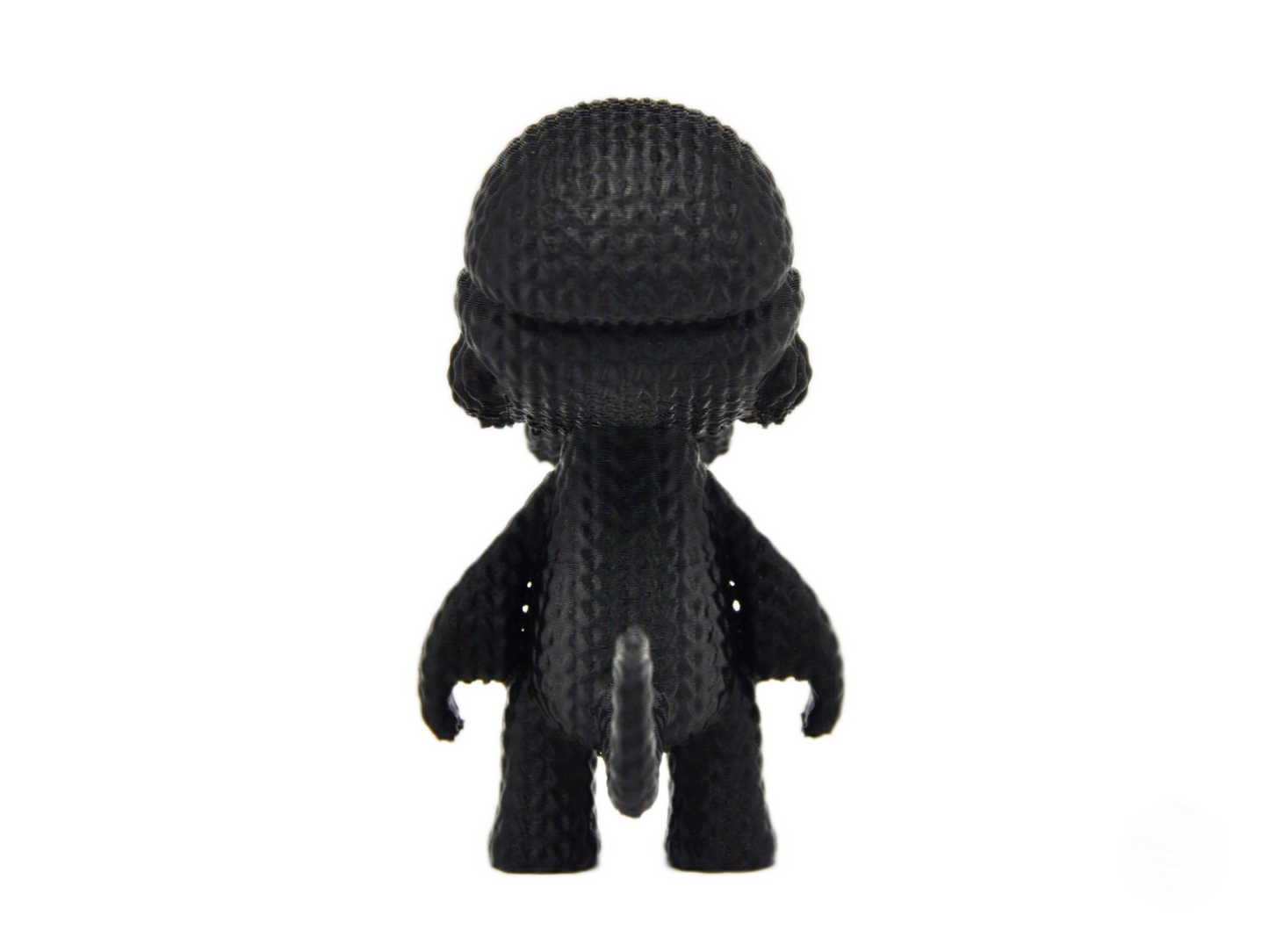 Black Alien Creature Figurine: Sci-Fi Inspired Decor