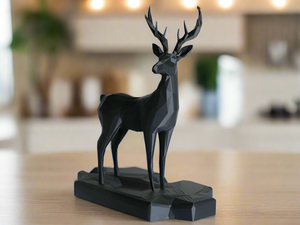 Geometric Stag Sculpture