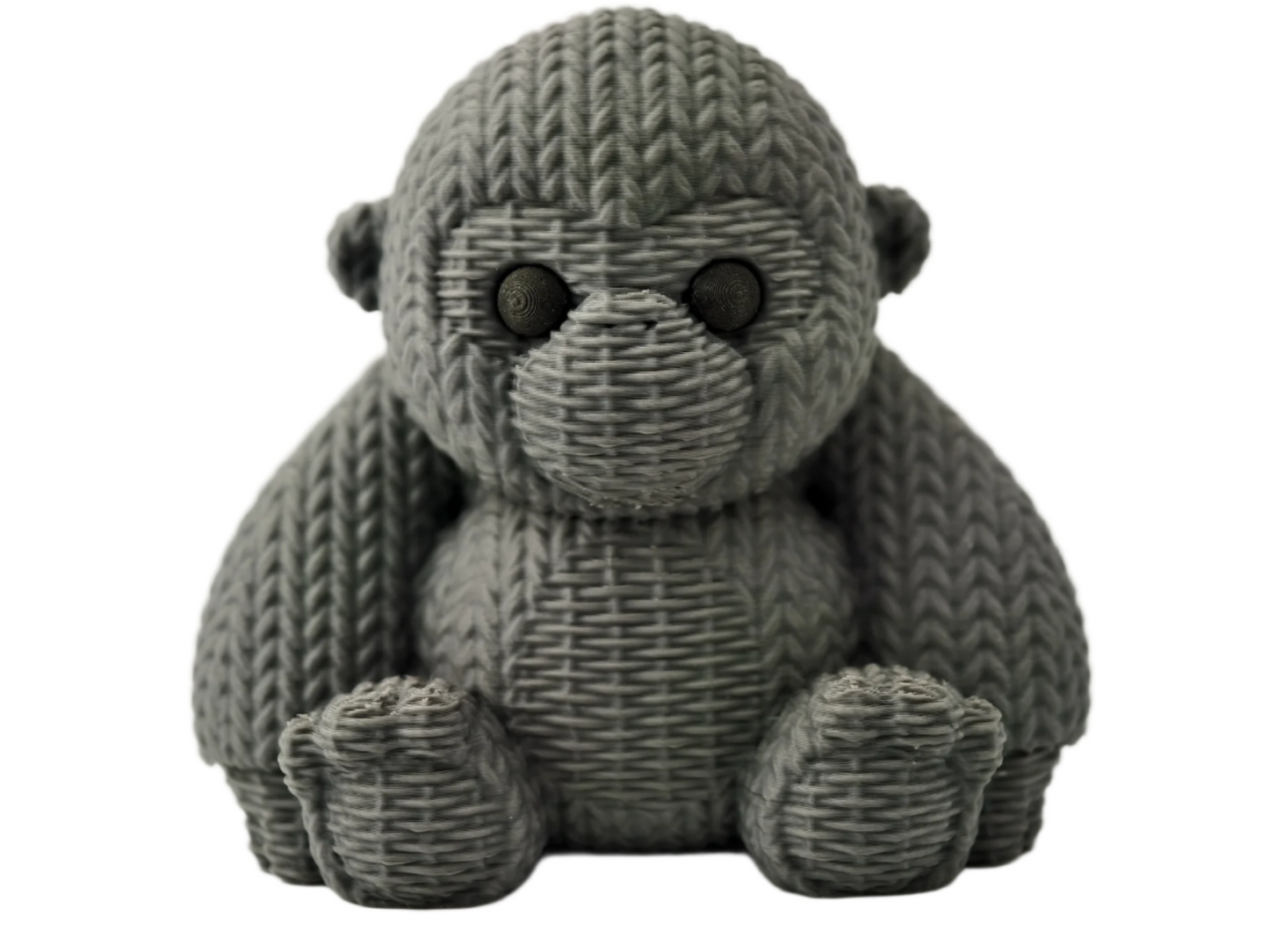 Contemporary Knitted Gorilla Sculpture