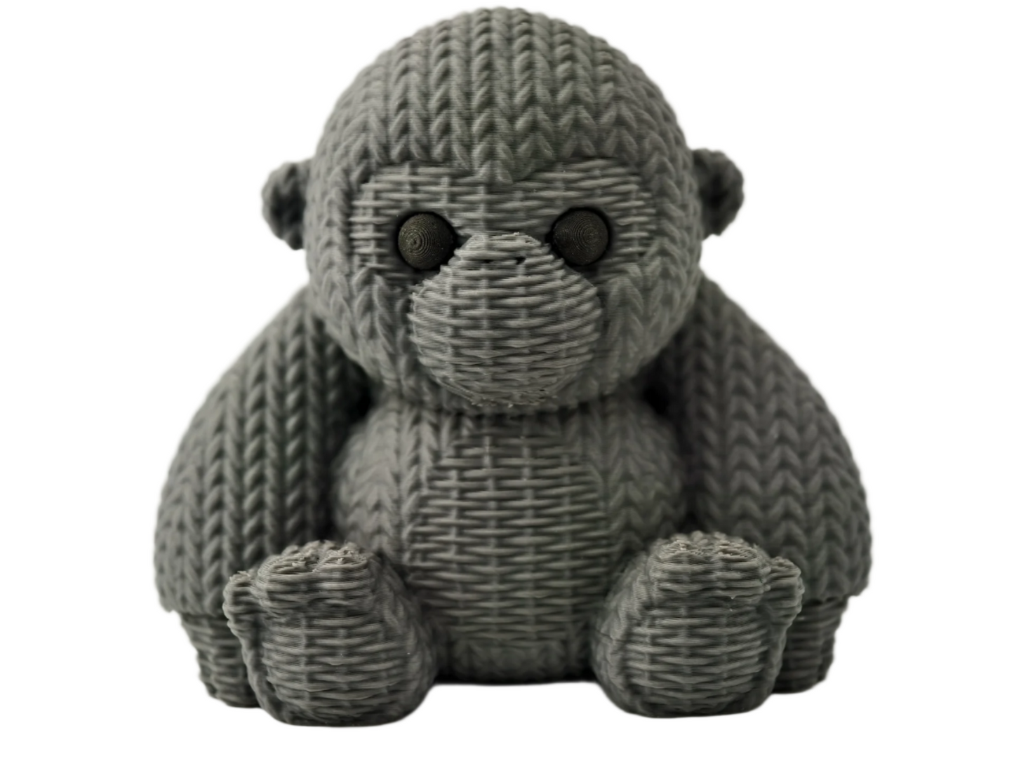 Contemporary Knitted Gorilla Sculpture