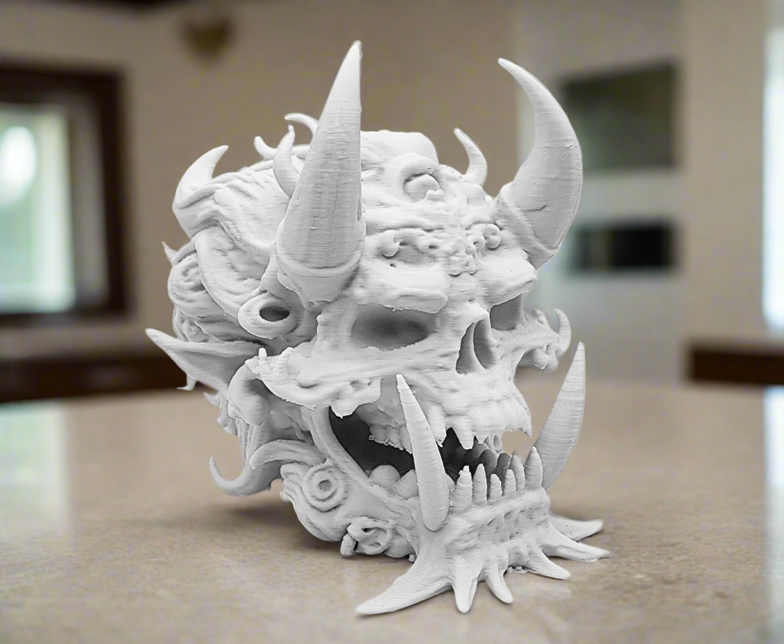 Fire Demon Skull