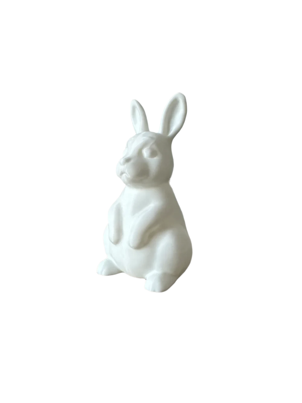Charming White Rabbit Figurine