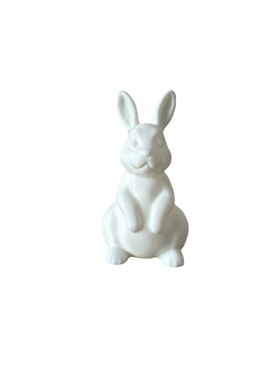 Charming White Rabbit Figurine