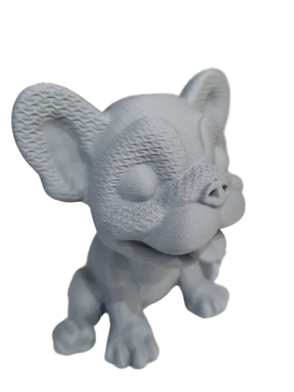 Sweet Knitted French Bulldog Figurine
