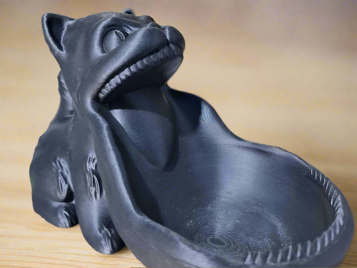 Scary Cat Bowl - Quirky Decor