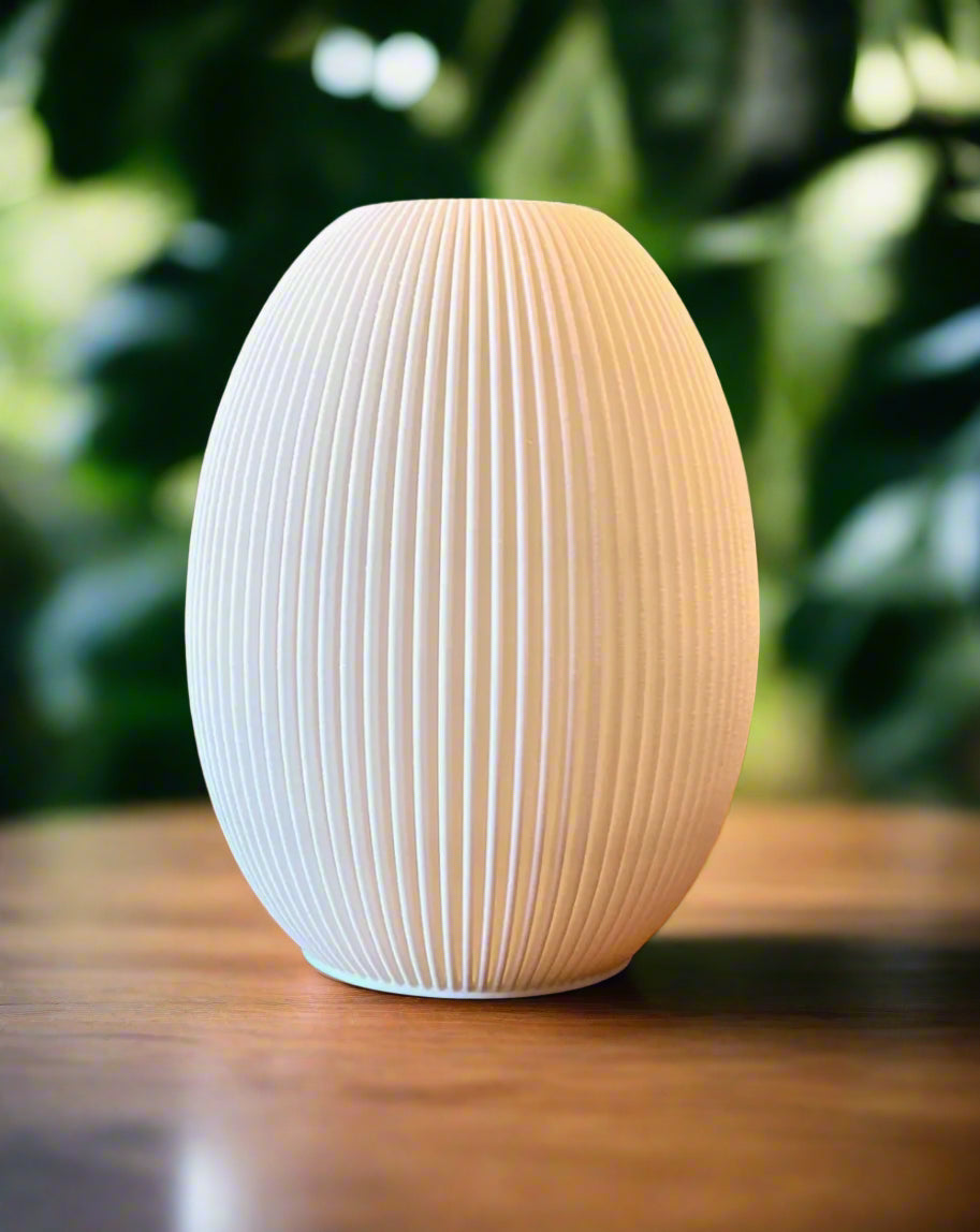 Fluted Easter Egg Vase