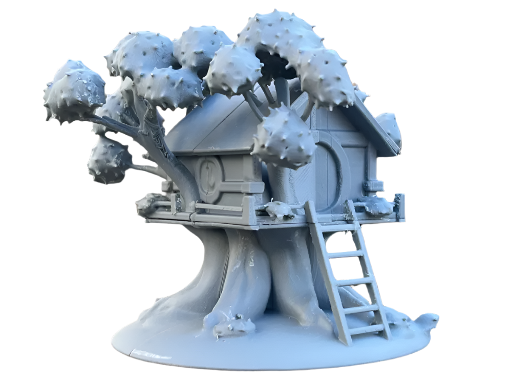 Miniature Hobbit Tree House