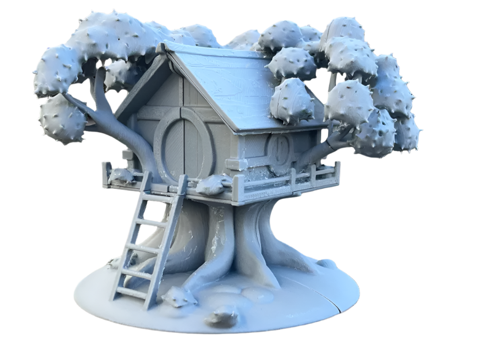 Miniature Hobbit Tree House