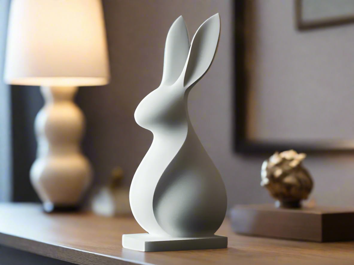 Modern Easter Bunny Decor Decor Accent