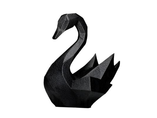 Geometric Swan Figurine