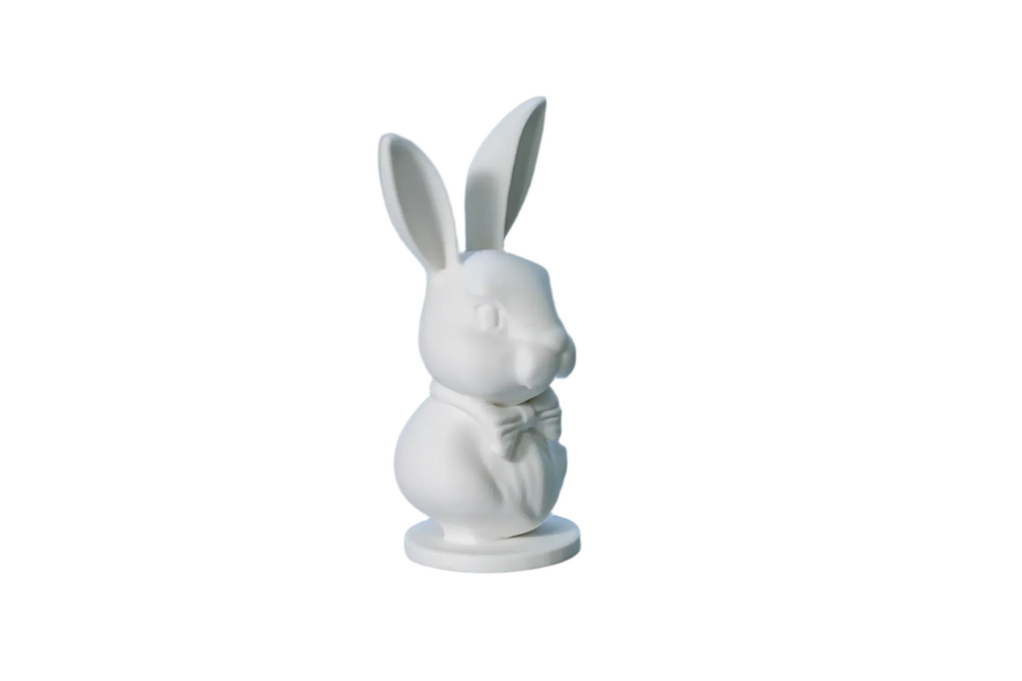 Regal Rabbit – Bow-Tied Bust Sculpture