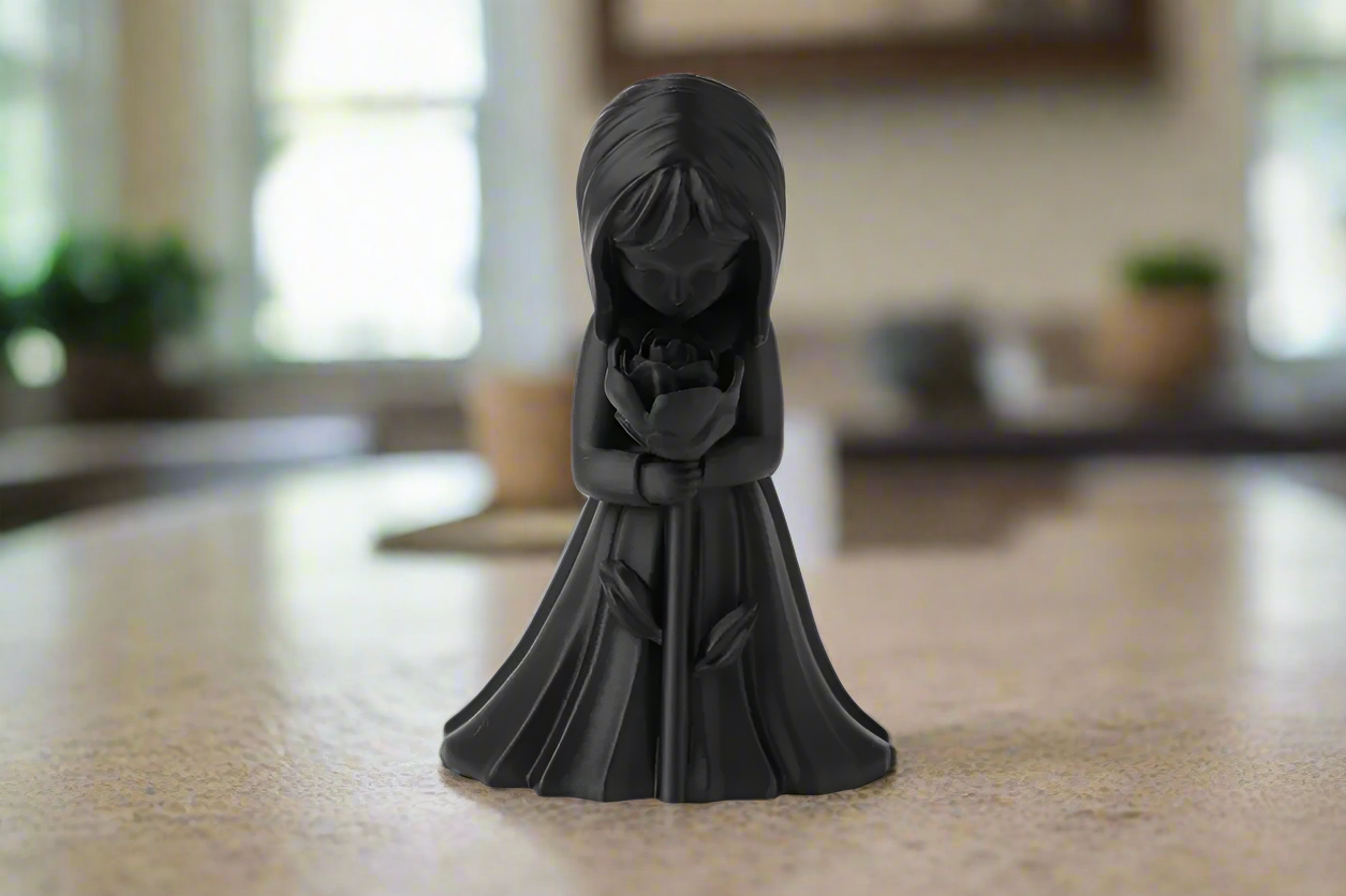 Graceful Bloom Girl Figurine