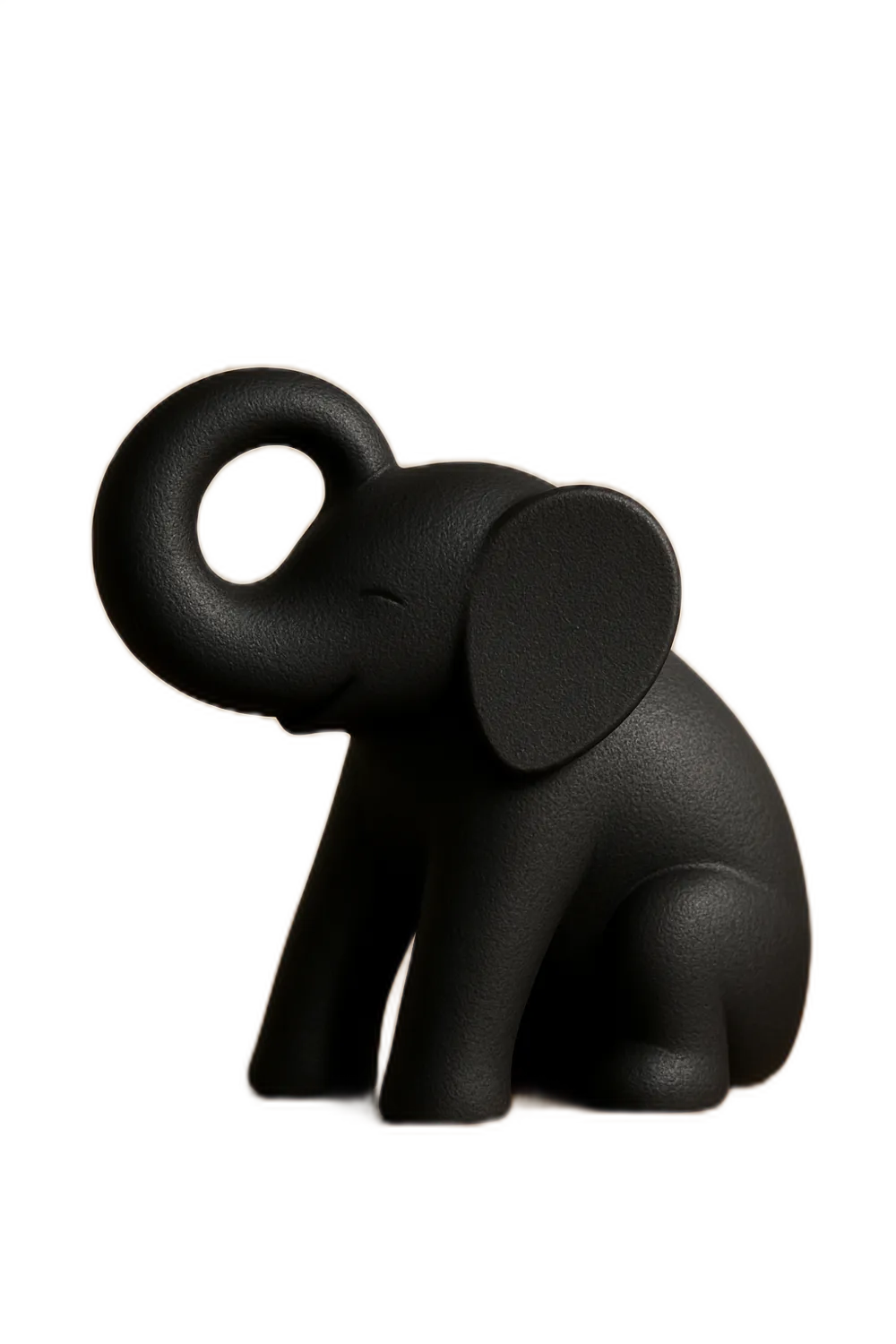 Rustic Elephant Figurine