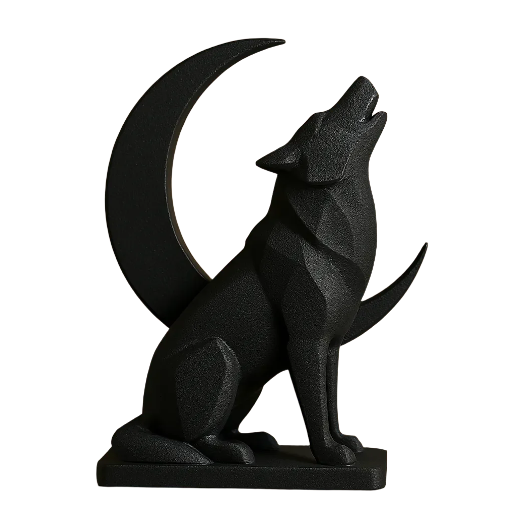 Lone Wolf – Decorative Wildlife Sculpture