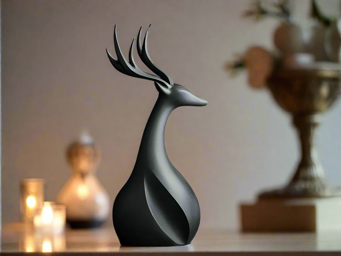 Elegant Deer Sculpture