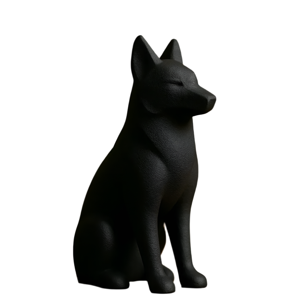 Silent Watcher – Artistic Wolf Model