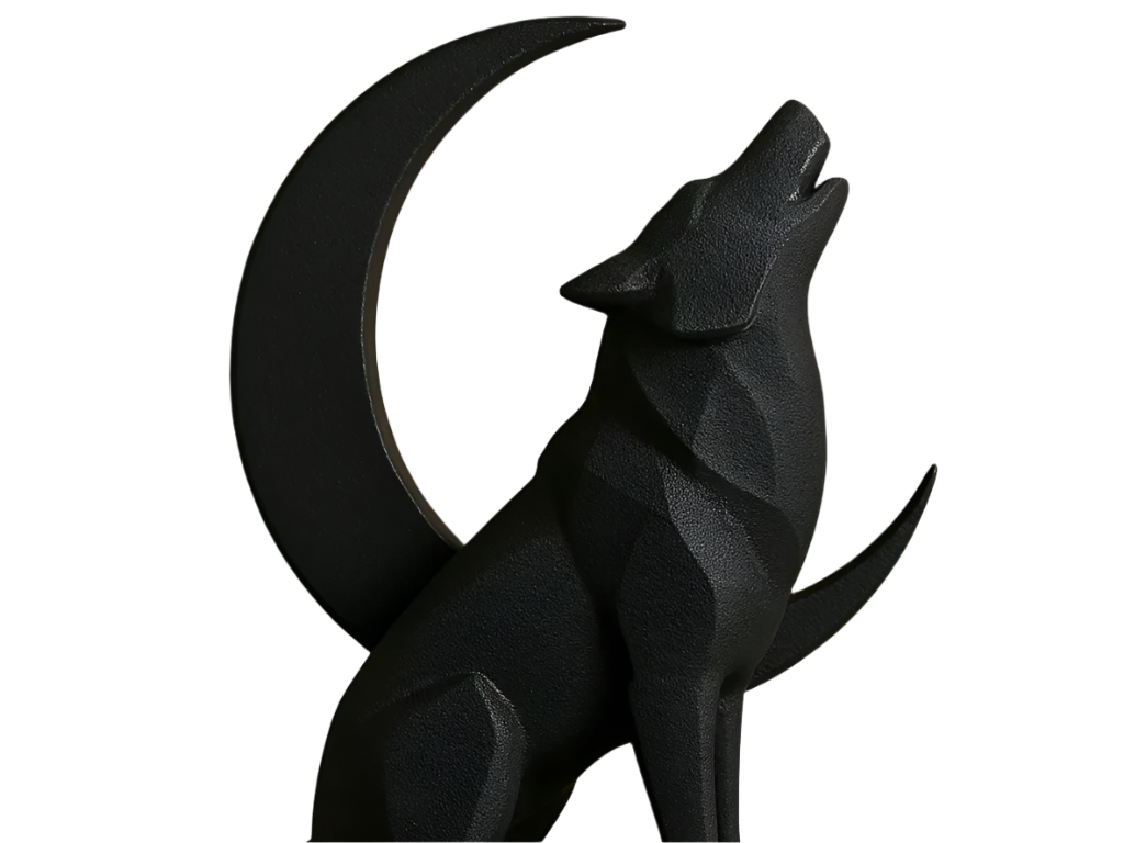 Lone Wolf – Decorative Wildlife Sculpture