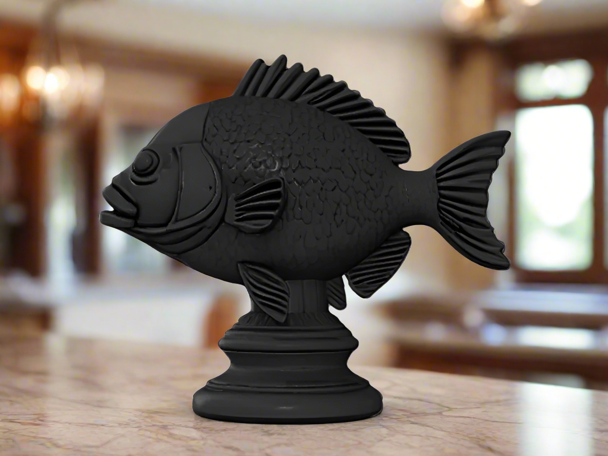 Carved Style Fish Statue