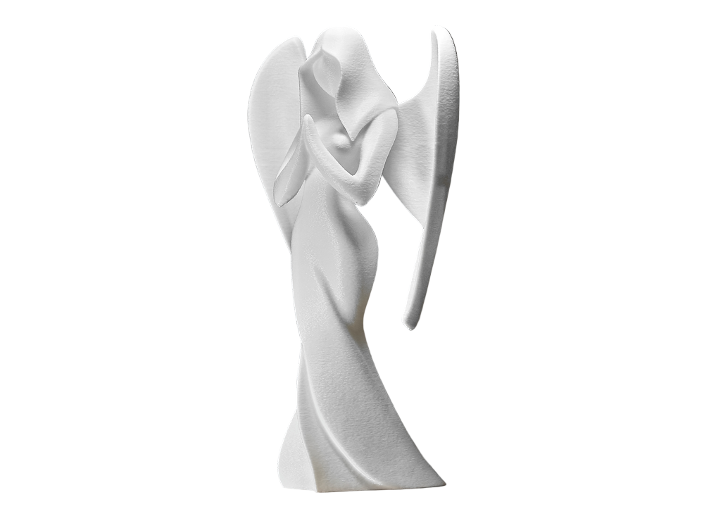 White Charming Angel Figurine