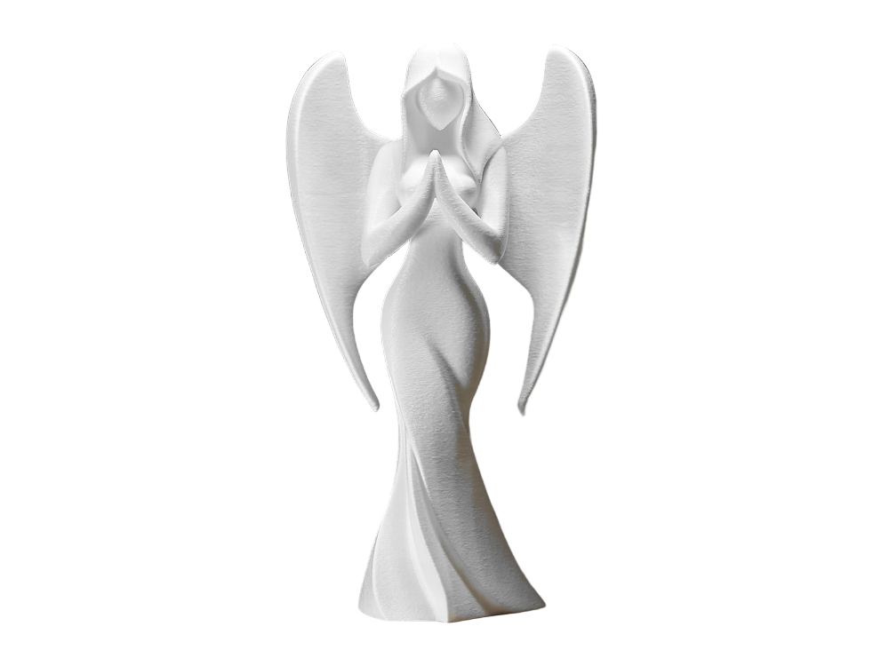 White Charming Angel Figurine