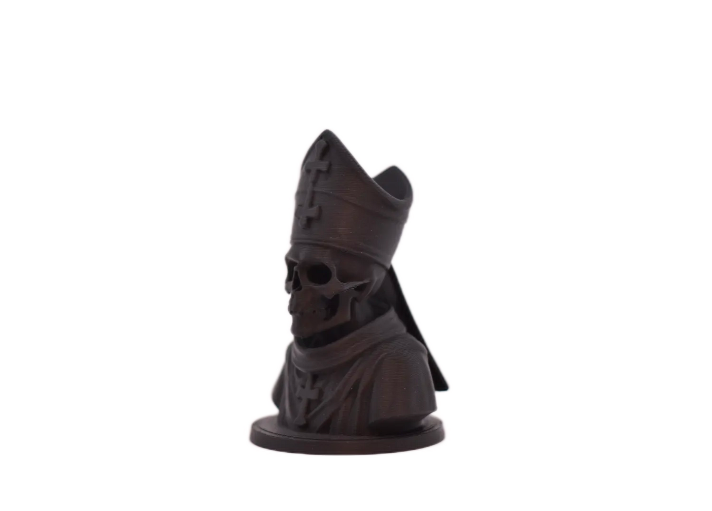 The Bone Bishop Figurine – Dark Gothic Skeleton Priest Statue