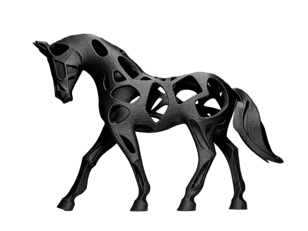 Hollow Horse Sculpture — Modern Minimalist Equine Accent