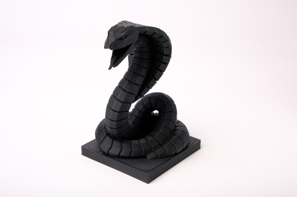 Vipercoil Cobra Snake Sculpture Desk Display