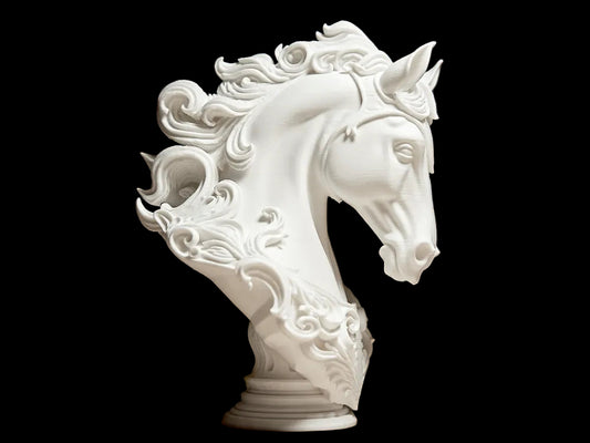 Graceful Stallion Sculpture for Home Decor